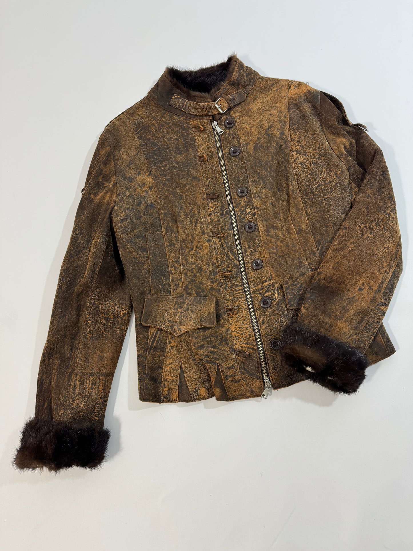 ‘90s Vintage Leather Jacket
