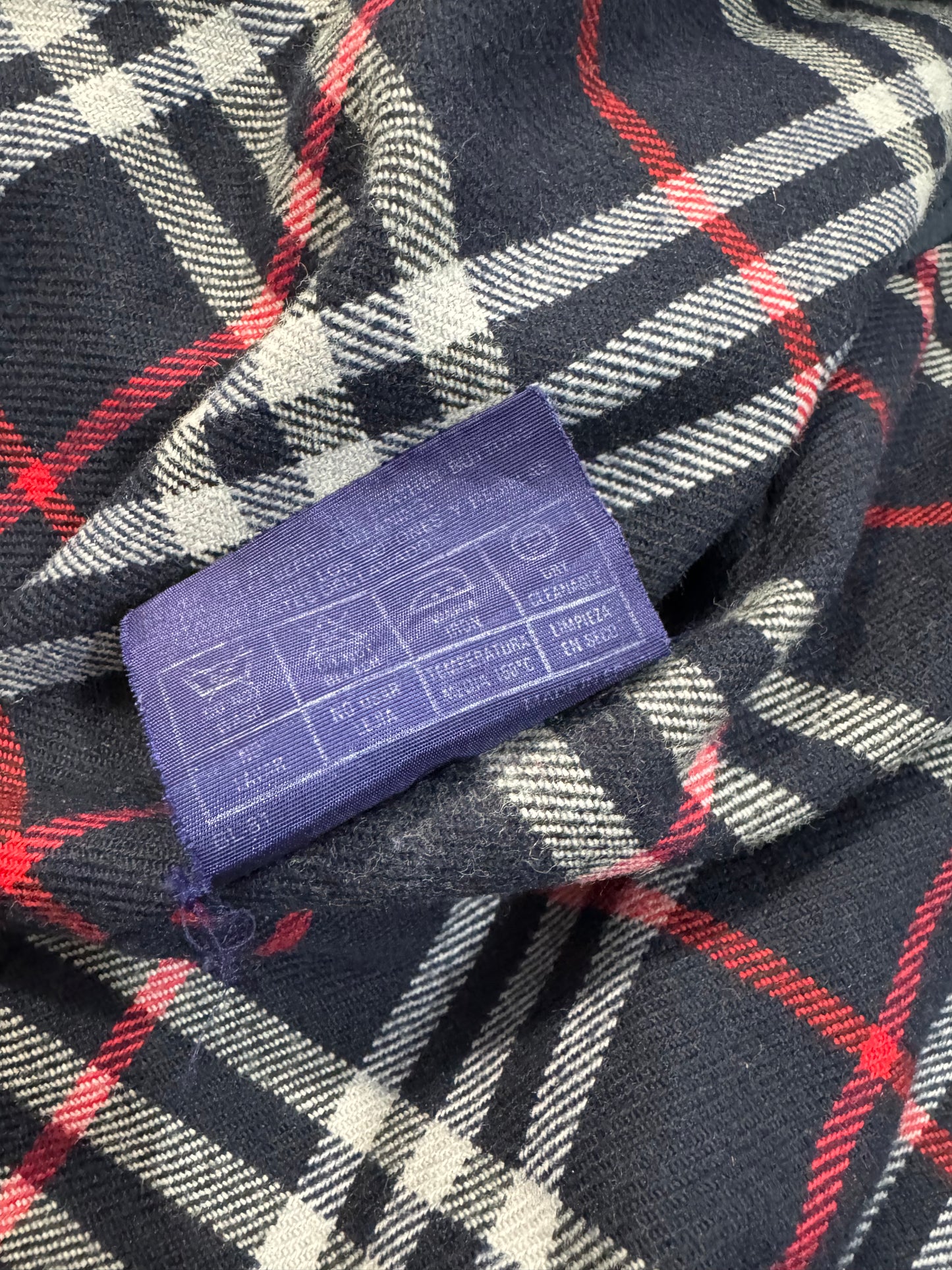 Burberrys '90s Vintage Wool and Alpaca Bomber