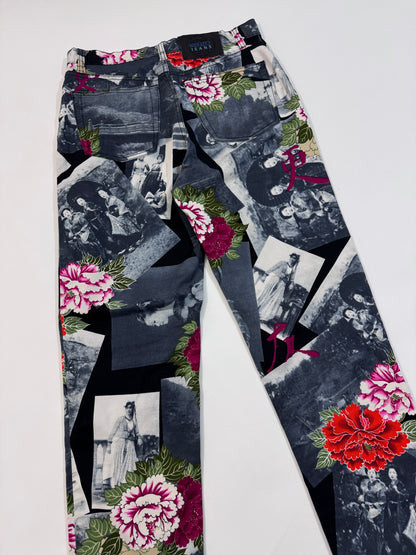 Kenzo Vintage All-Over Print Jeans