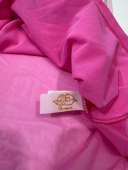 Fiorucci Y2K Deadstock Mesh Top - Pink