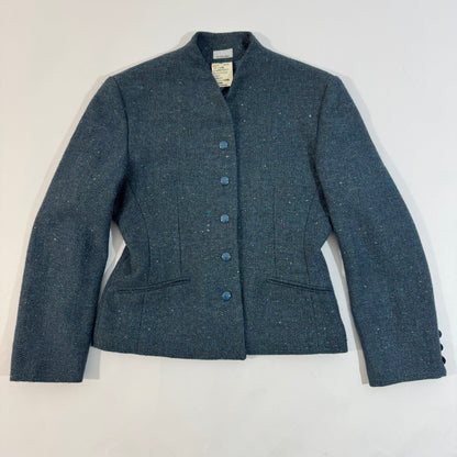 Blue Flecked Tweed Blazer