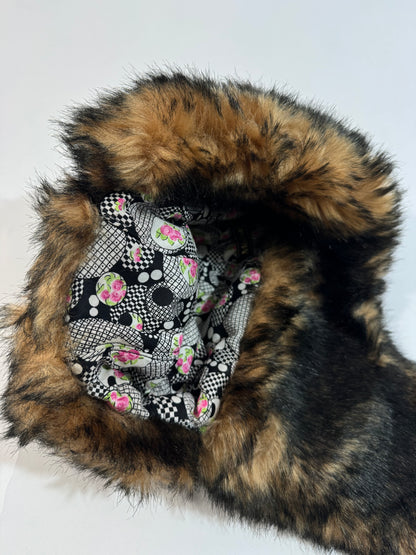 Faux Fur Trapper/Aviator Hat