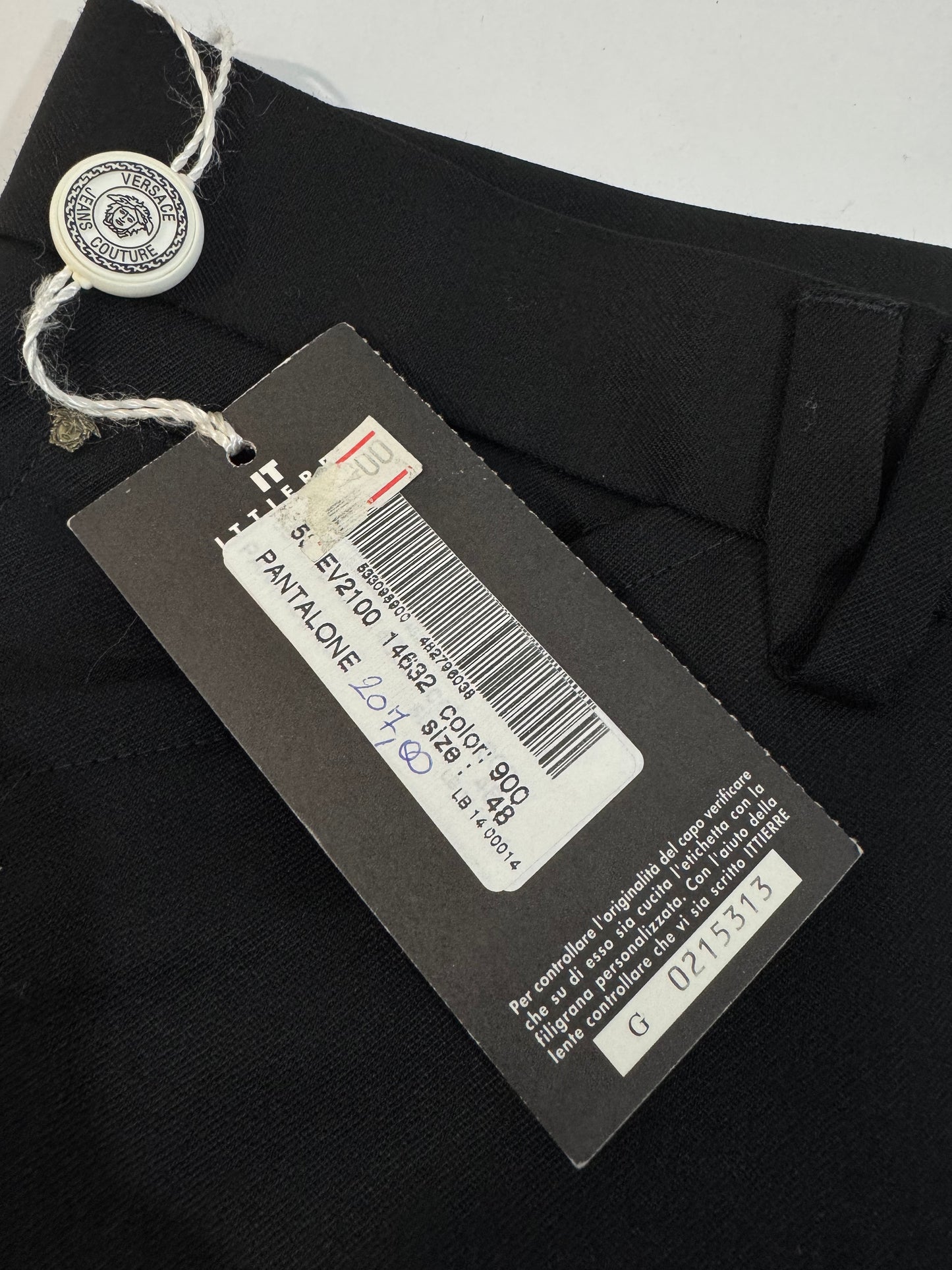 Versace Jeans 100% Wool Deadstock Trousers - Size L