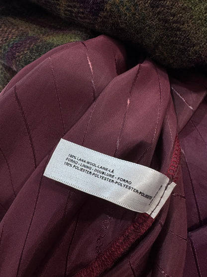 Early 2000s 100% Wool Checkered Skirt