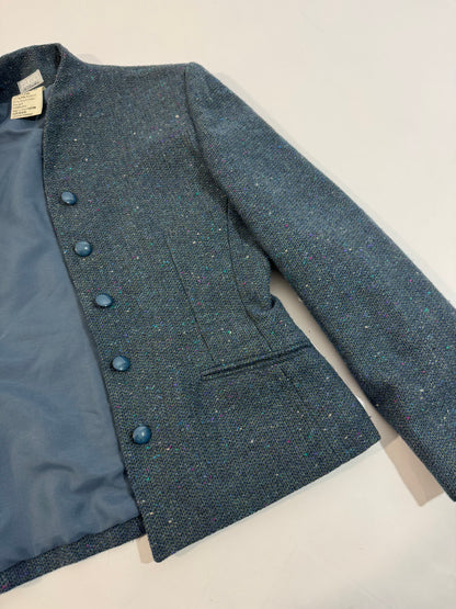 Blue Flecked Tweed Blazer