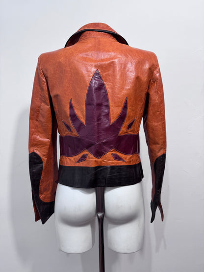 Y2K Western Leather Jacket