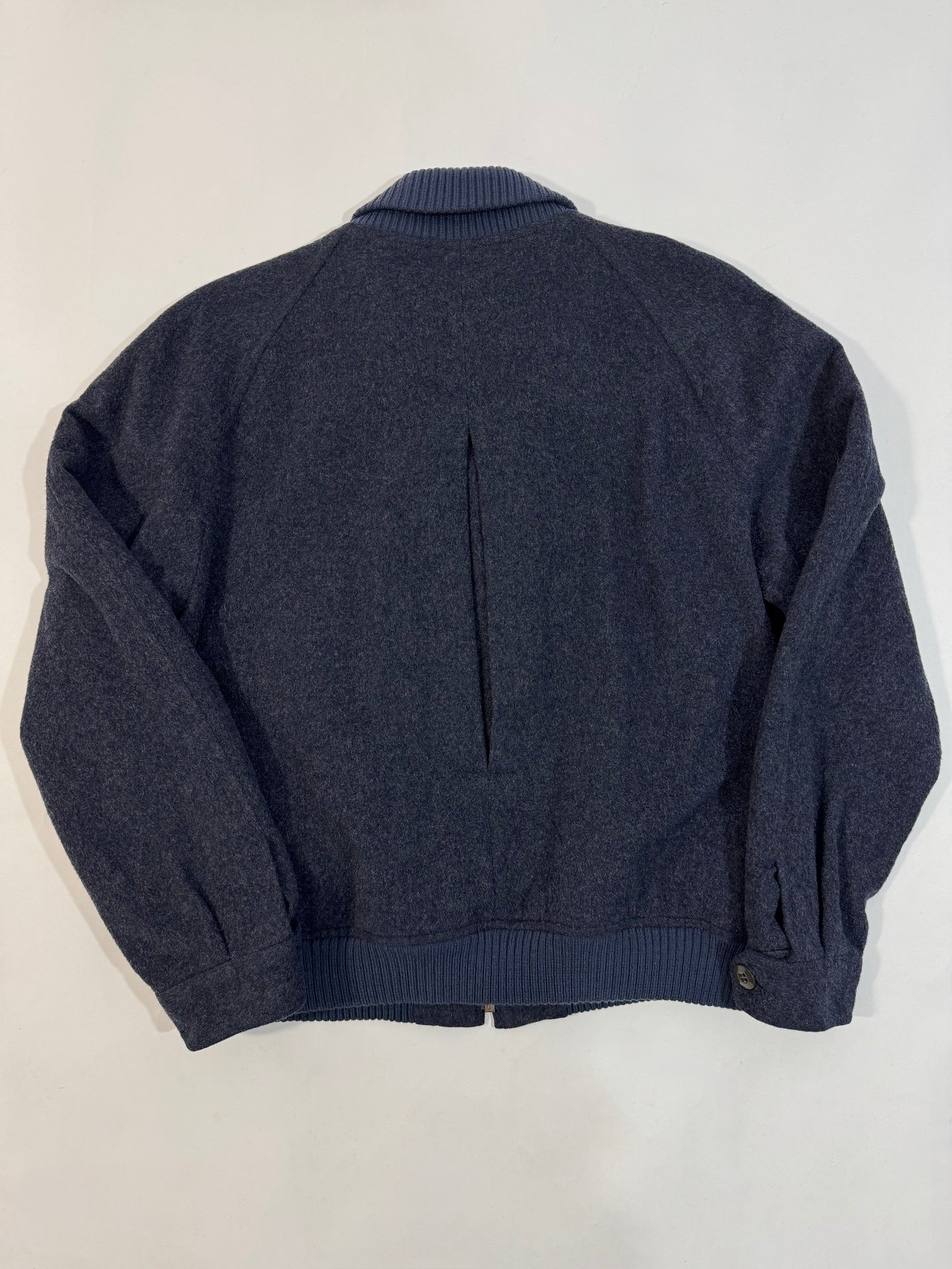 Burberrys '90s Vintage Wool and Alpaca Bomber
