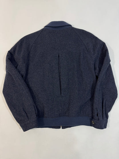 Burberrys '90s Vintage Wool and Alpaca Bomber