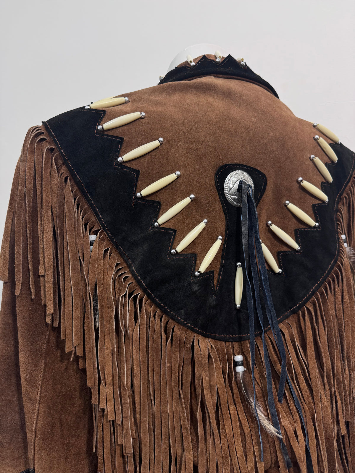 '80s Suede Fringed Western Jacket