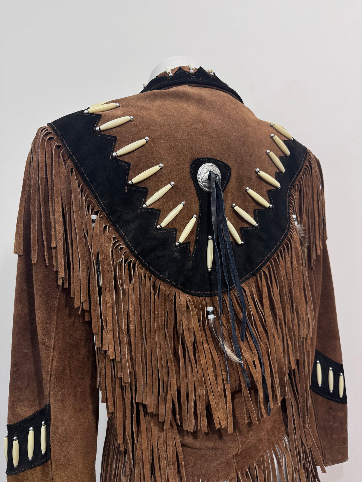 '80s Suede Fringed Western Jacket