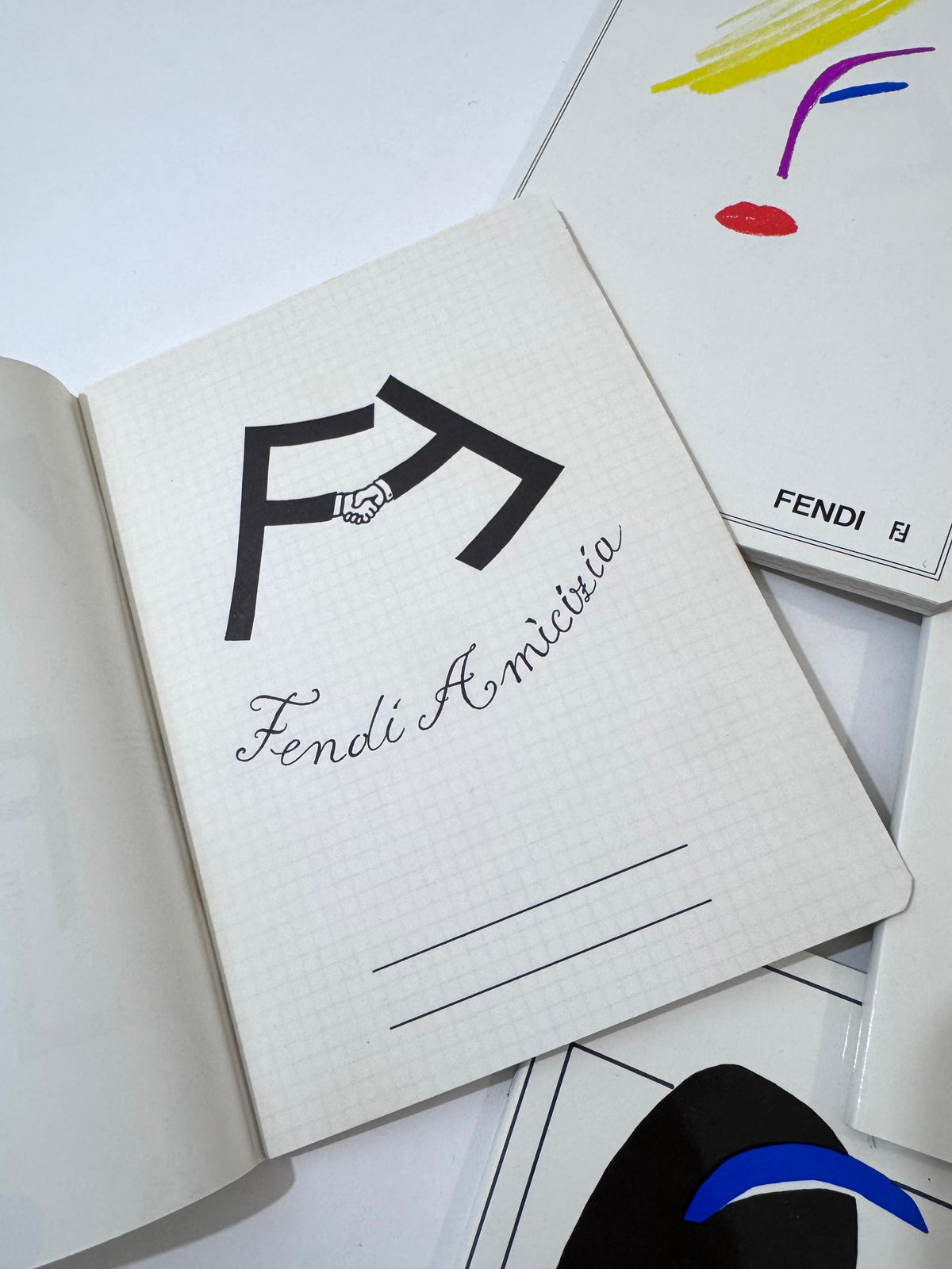 Fendi by Stiassi Vintage Deadstock A5 Notebooks