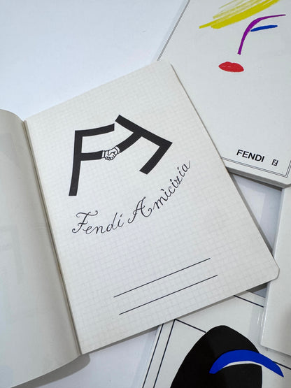 Fendi by Stiassi Vintage Deadstock A5 Notebooks