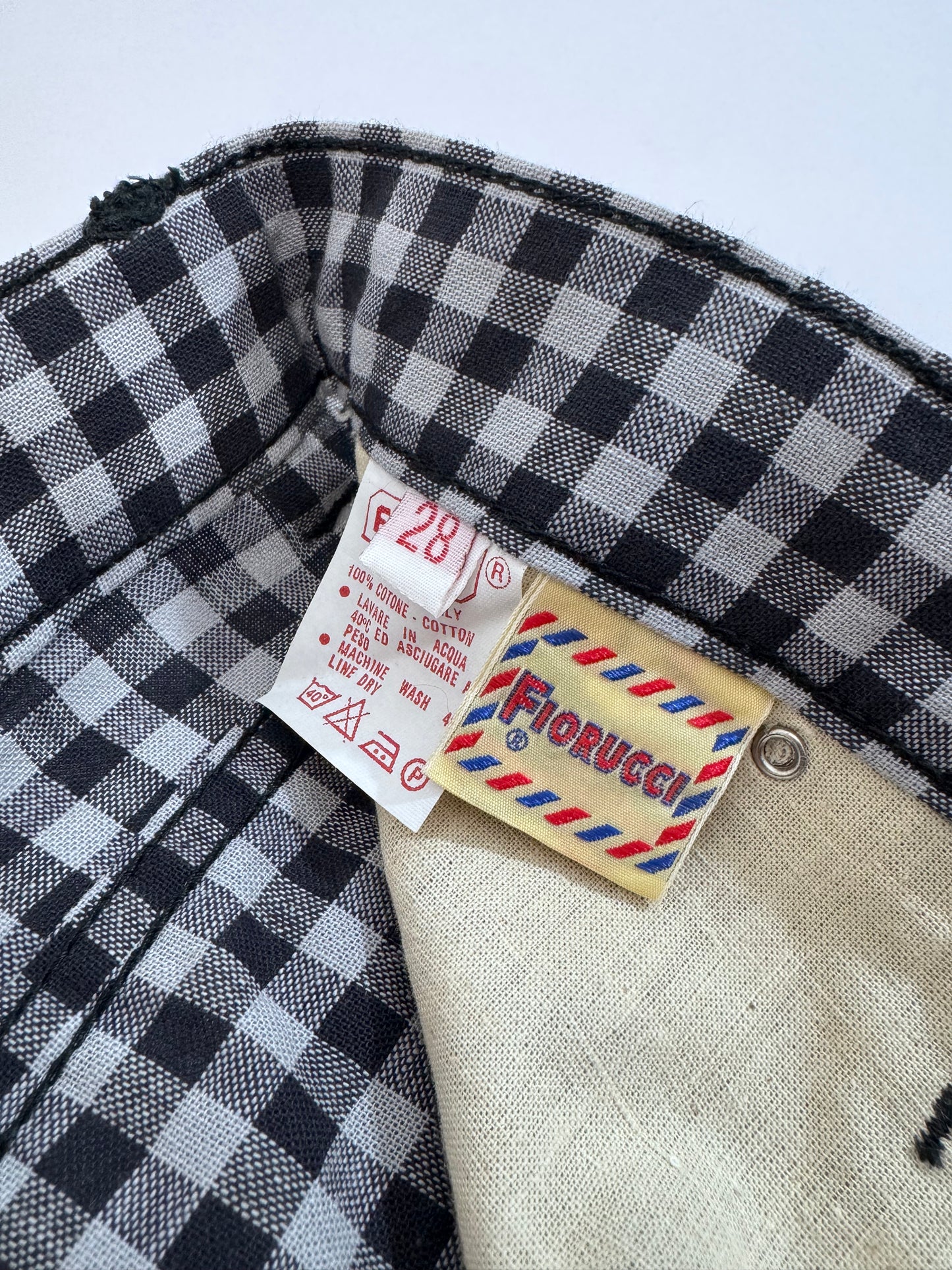 Fiorucci Deadstock Checkered Pants (Copy)