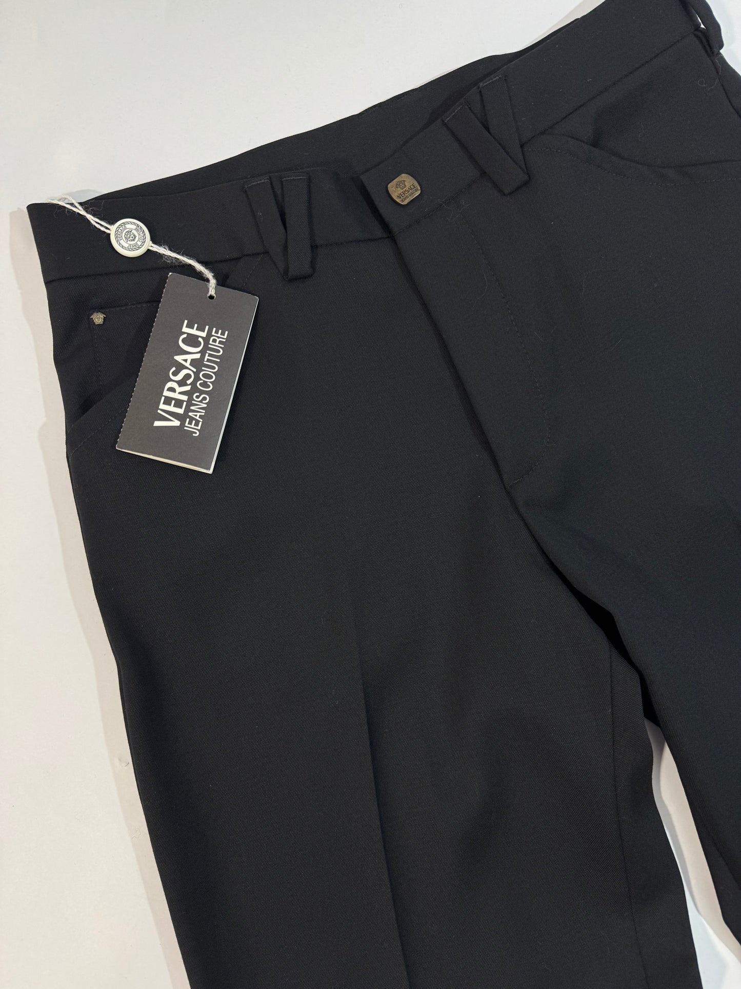 Versace Jeans 100% Wool Deadstock Trousers - Size L