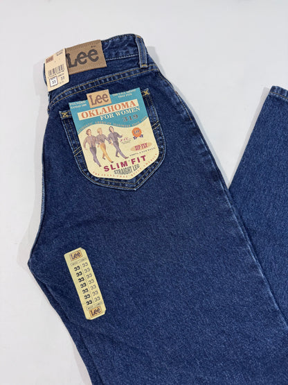 Lee Oklahoma Deadstock Jeans - Dark Wash - Size 33-33
