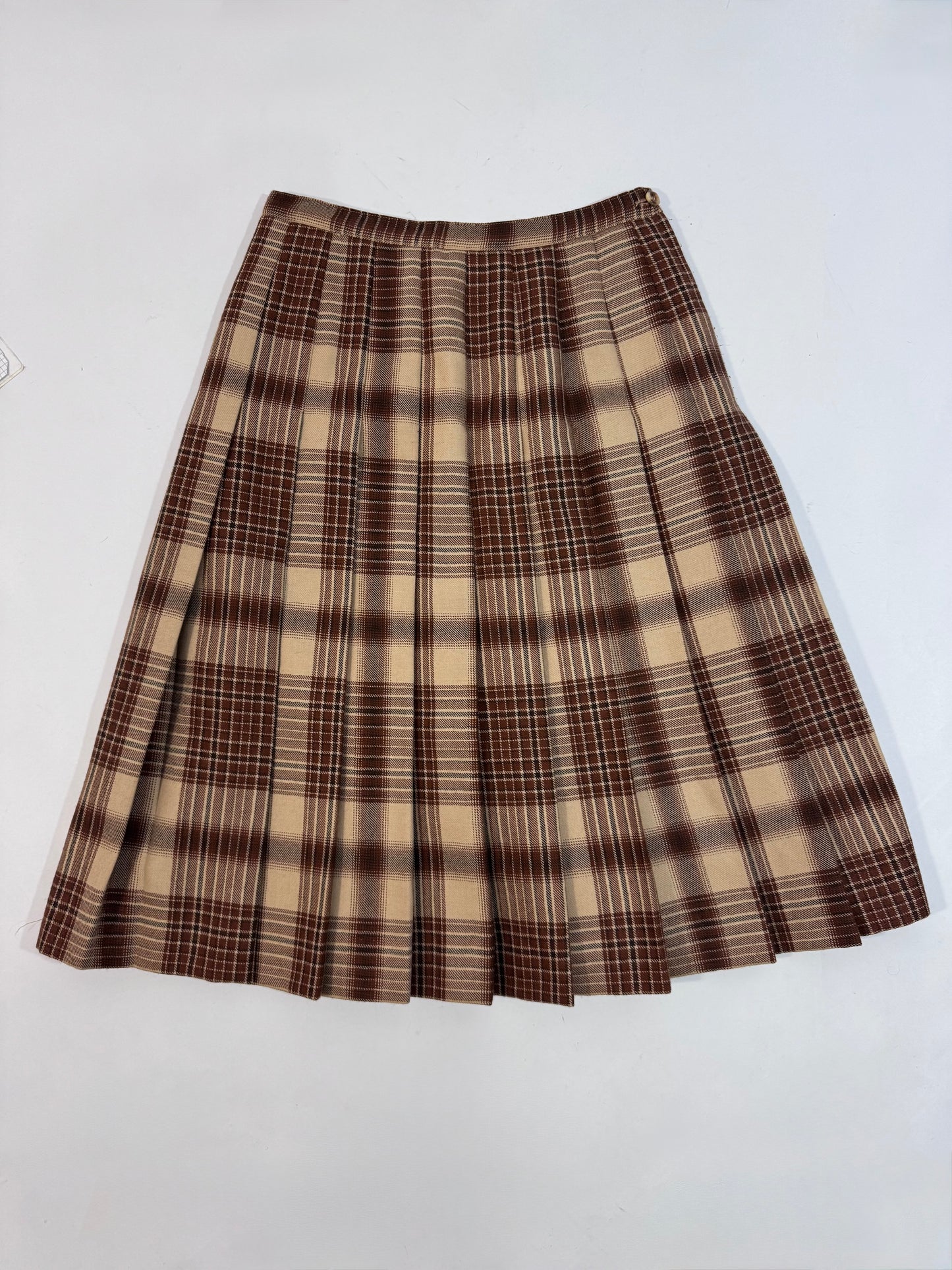 ‘70s Wool Pleated Skirt