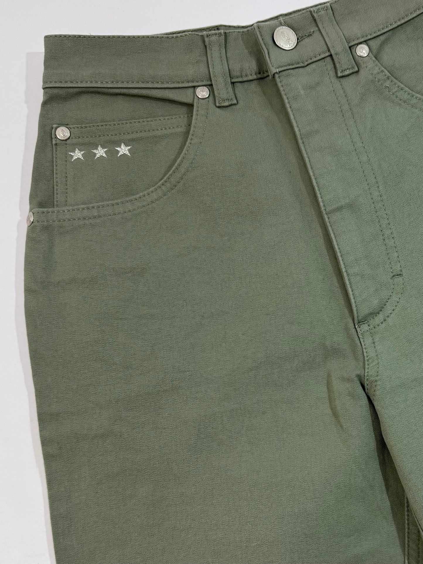 Sage Green Made in Italy Deadstock Jeans