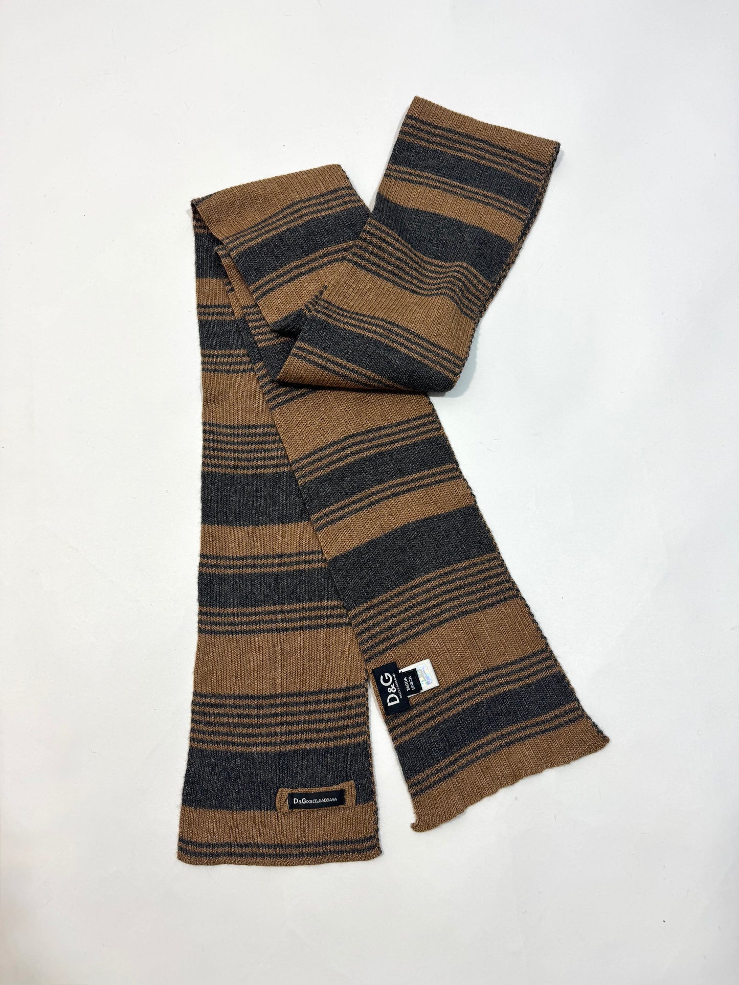 Dolce & Gabbana Striped Shimmer Scarf