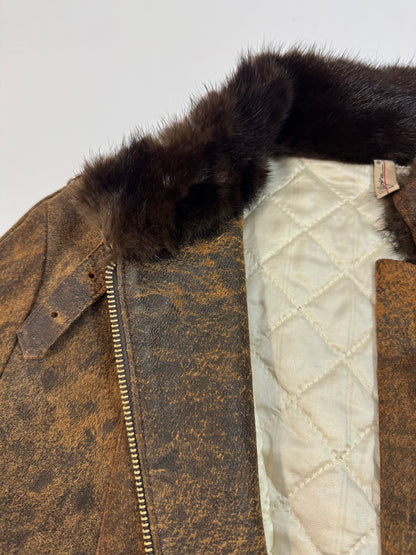 ‘90s Vintage Leather Jacket