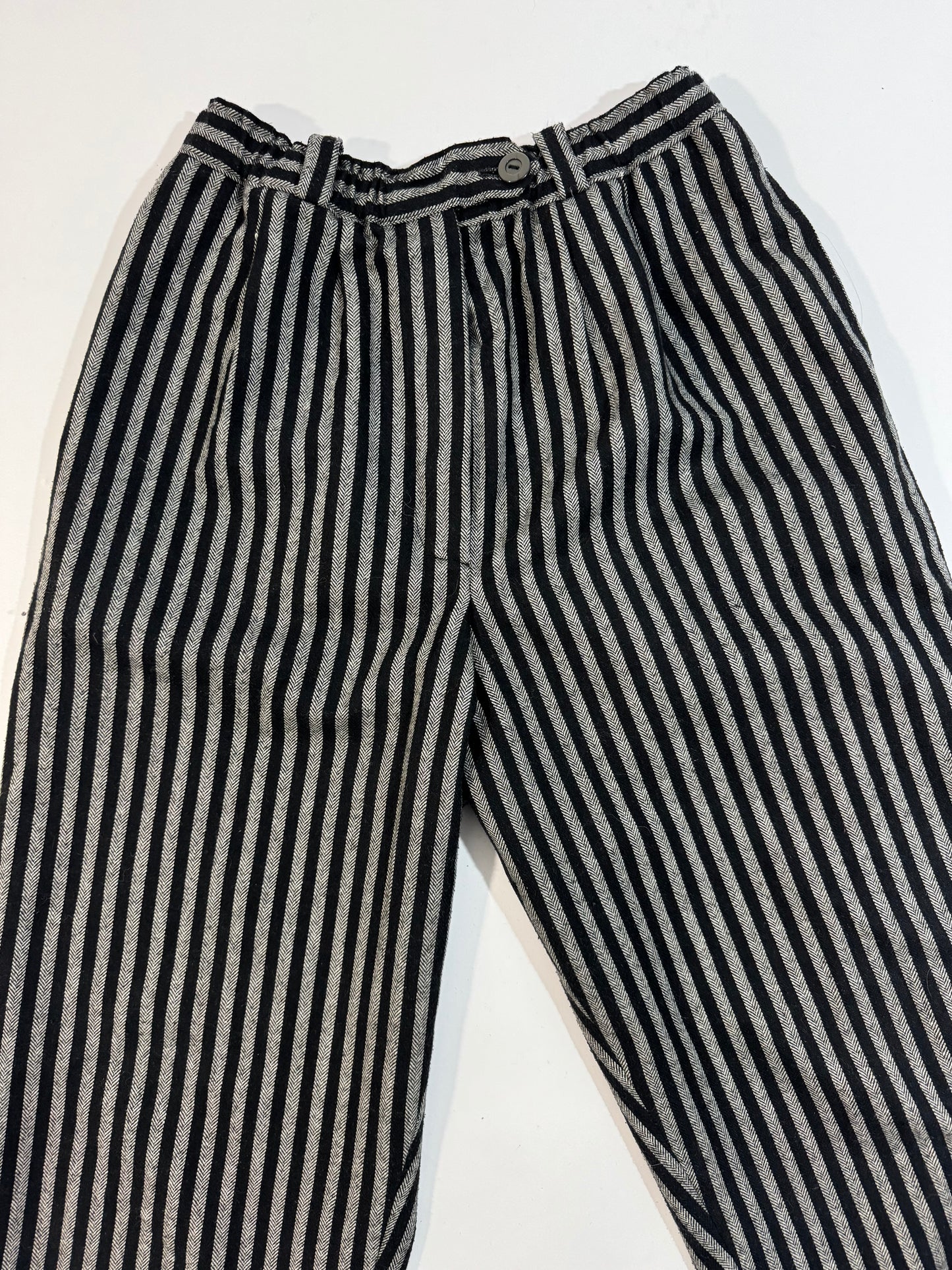 '80s Hand Crafted Wool Trousers