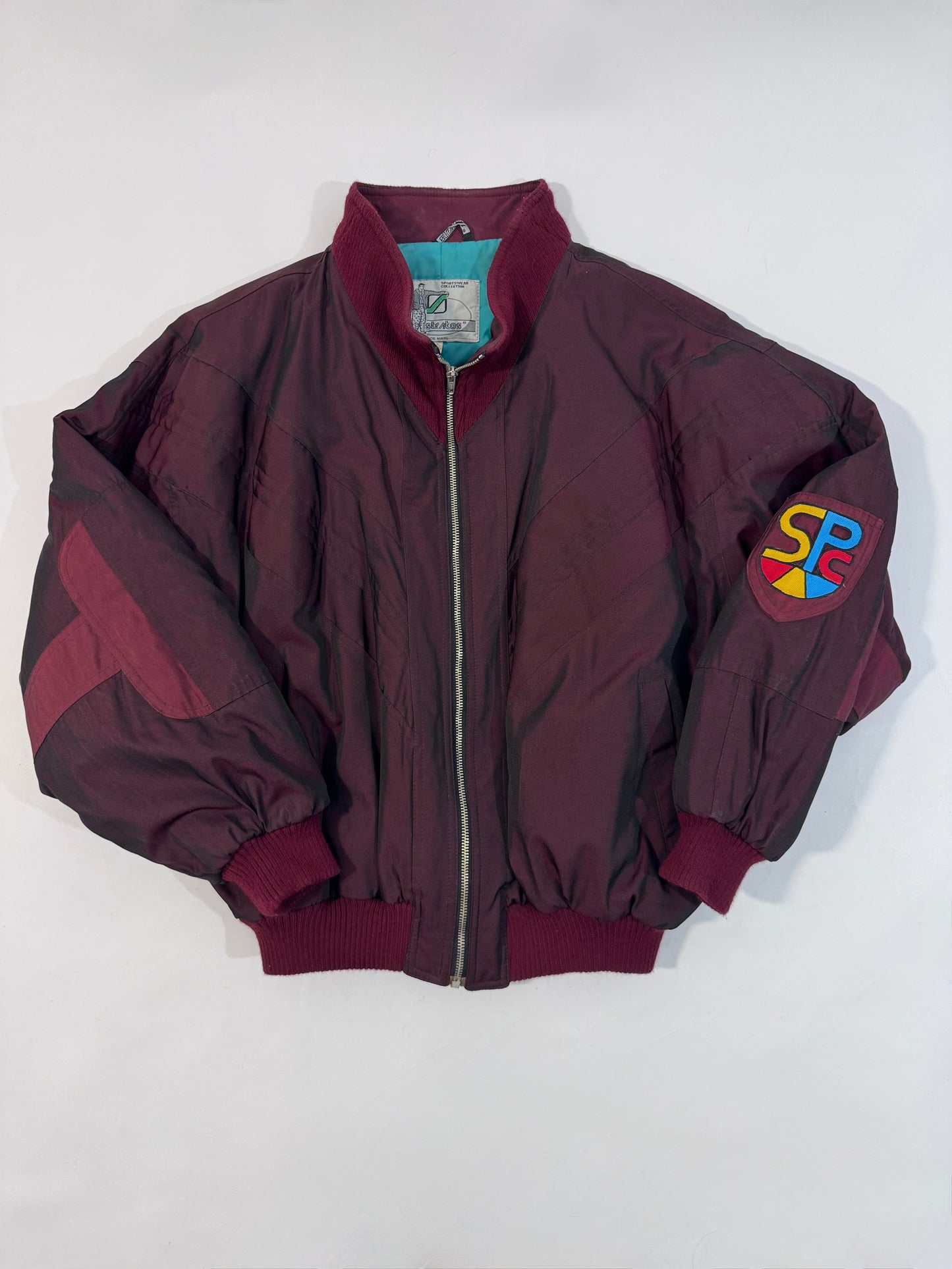 Early ‘90s Burgundy Bomber Jacket