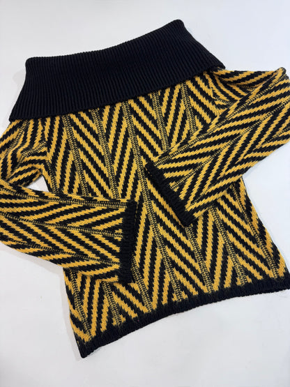 Late '90s Vintage Black&Yellow Co-Ord