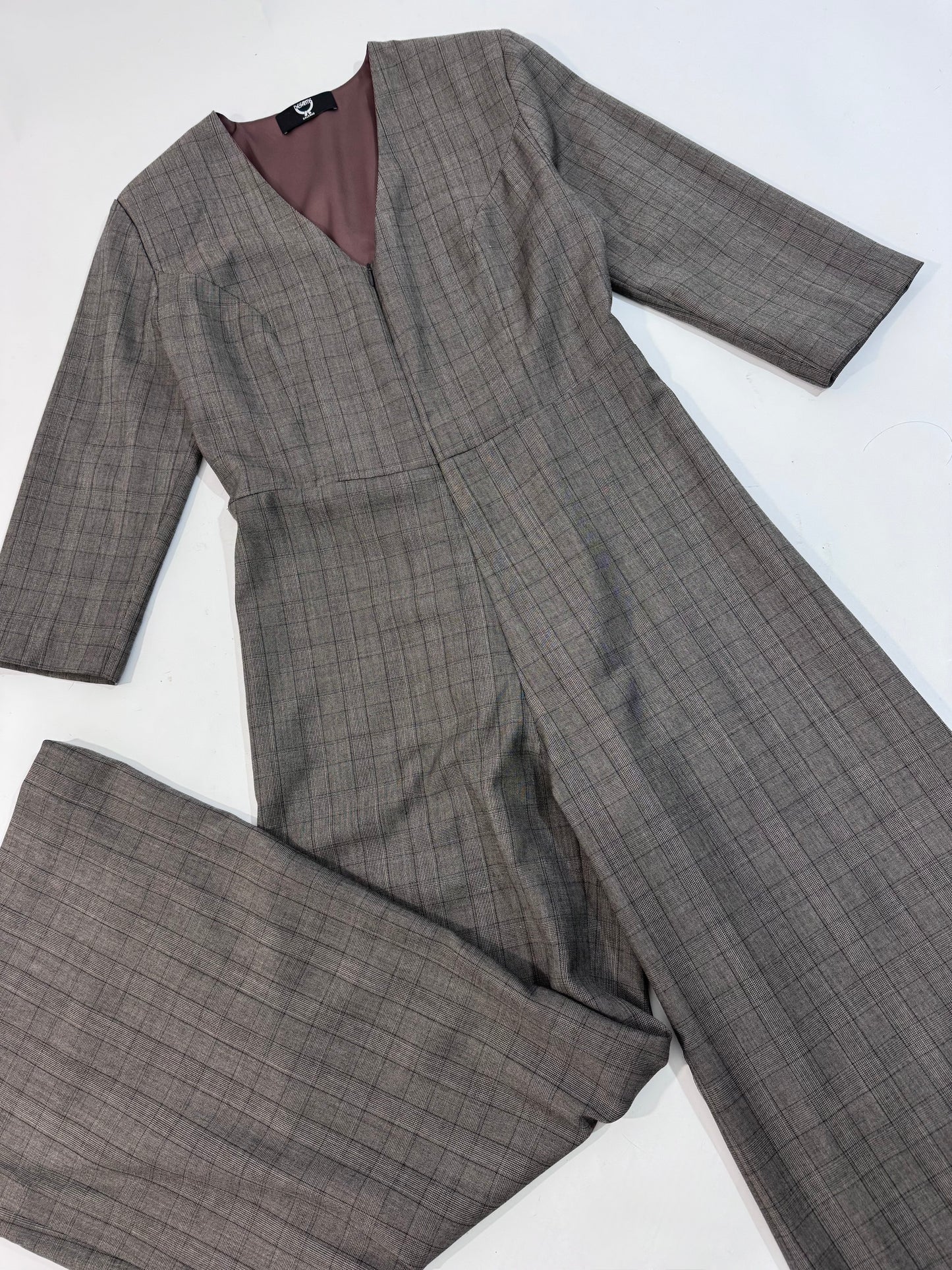 100% Wool Tailored Jumpsuit
