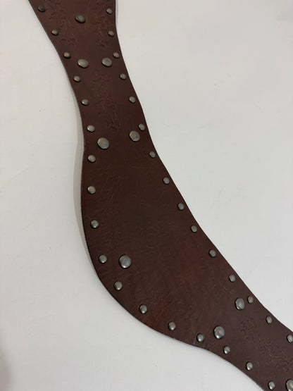 New Penny Deadstock Brown Leather Belt