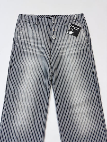 Phard Deadstock Striped Wide Leg Jeans - 42IT