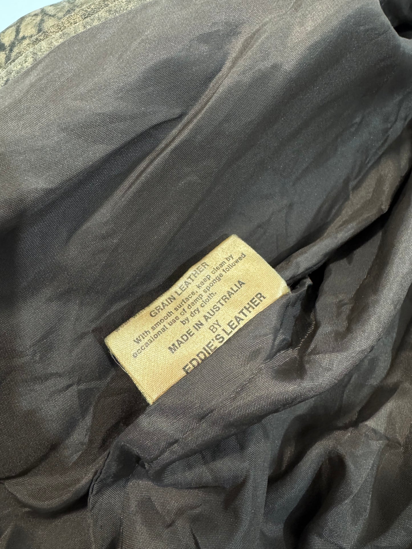 Made in Australia '90s Leather Jacket