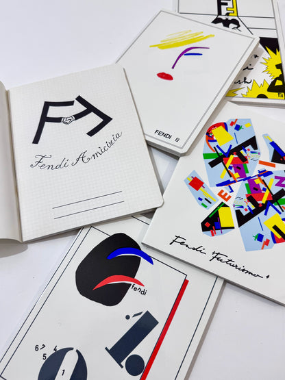 Fendi by Stiassi Vintage Deadstock A5 Notebooks