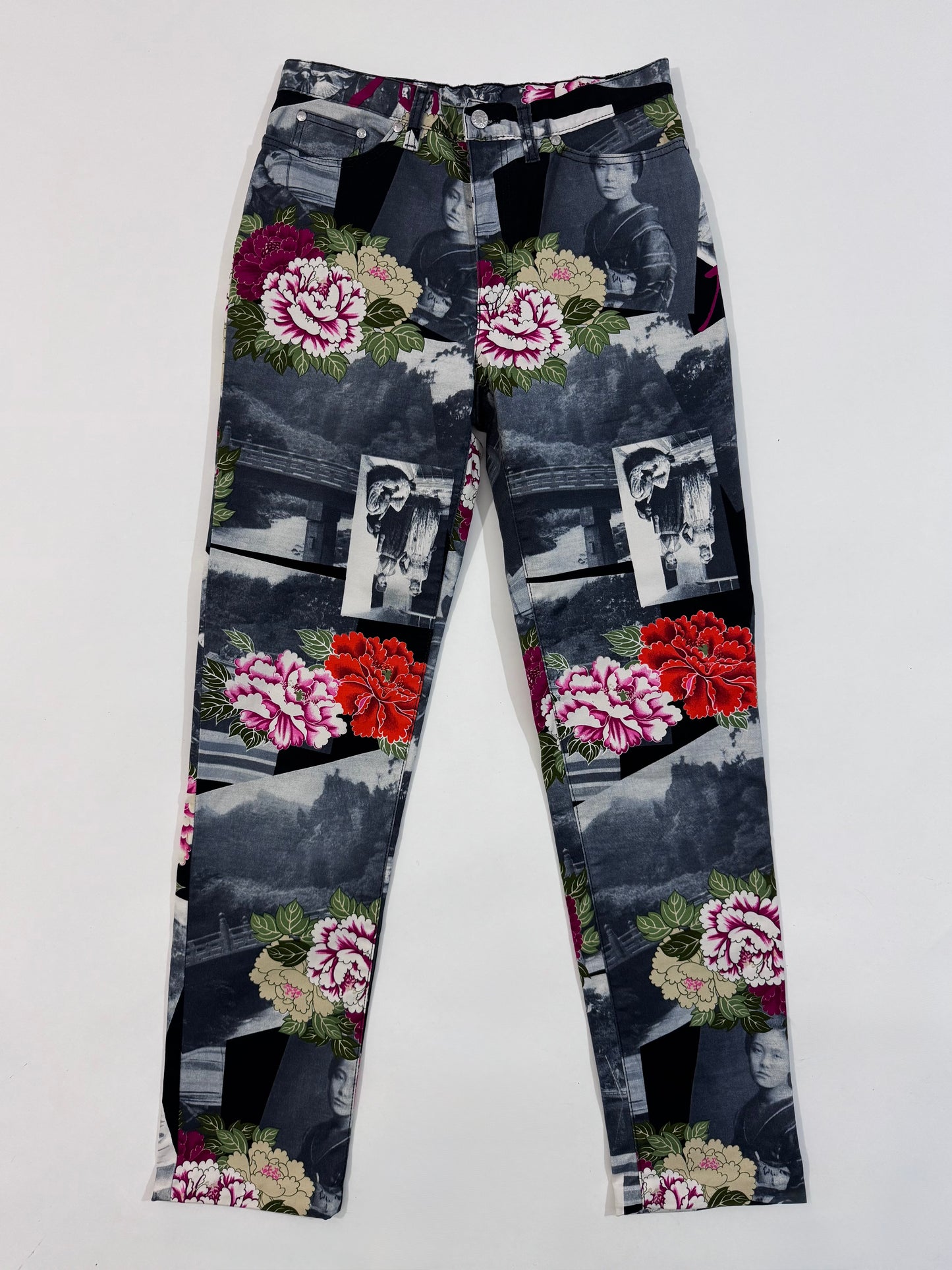 Kenzo Vintage All-Over Print Jeans