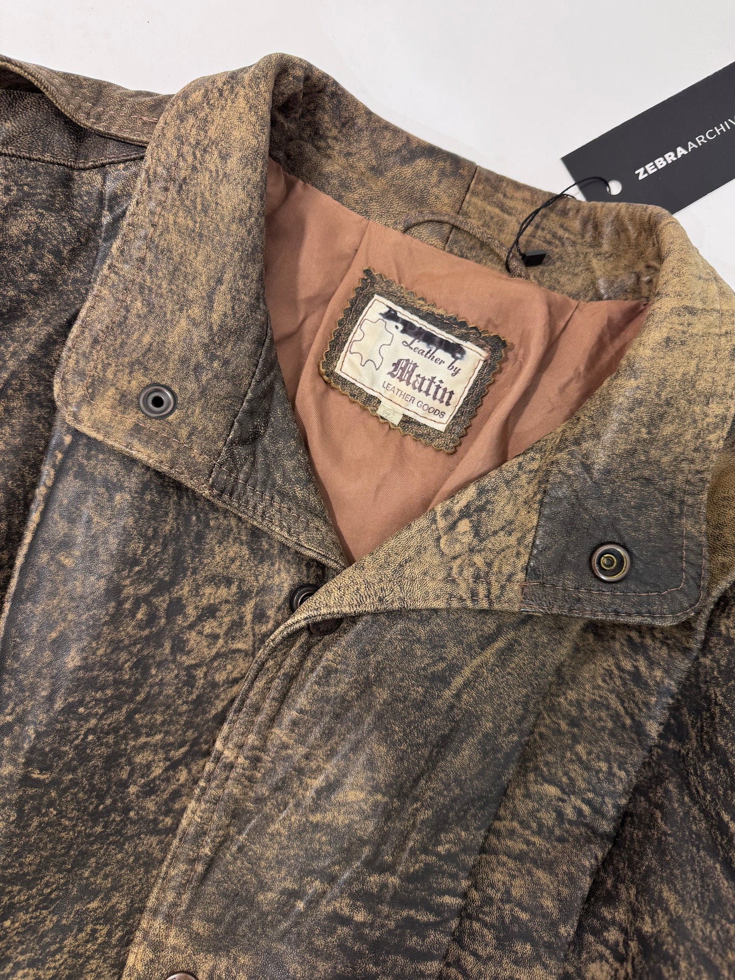 '80s Vintage Leather Jacket