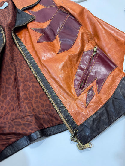 Y2K Western Leather Jacket