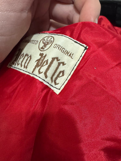 '90s Vintage Real Leather Newsboy Hat