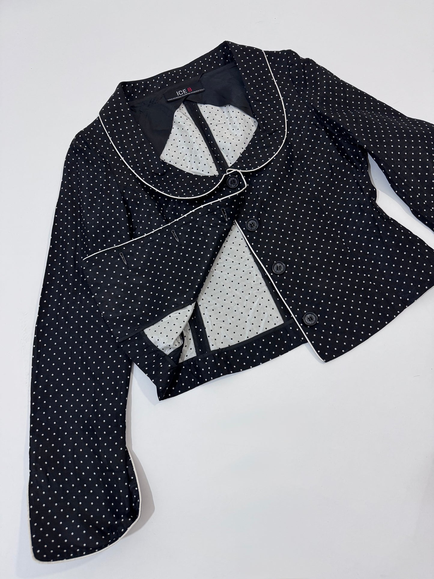 ICE B By Iceberg Polka Dot Blazer