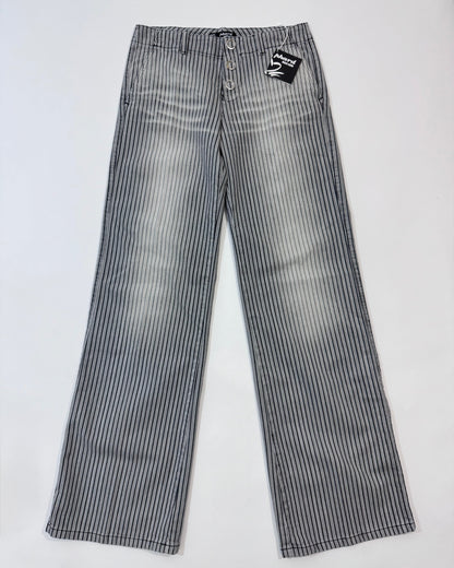 Phard Deadstock Striped Wide Leg Jeans - 42IT