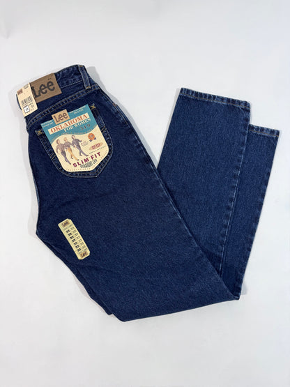Lee Oklahoma Deadstock Jeans - Dark Wash - Size 33-33