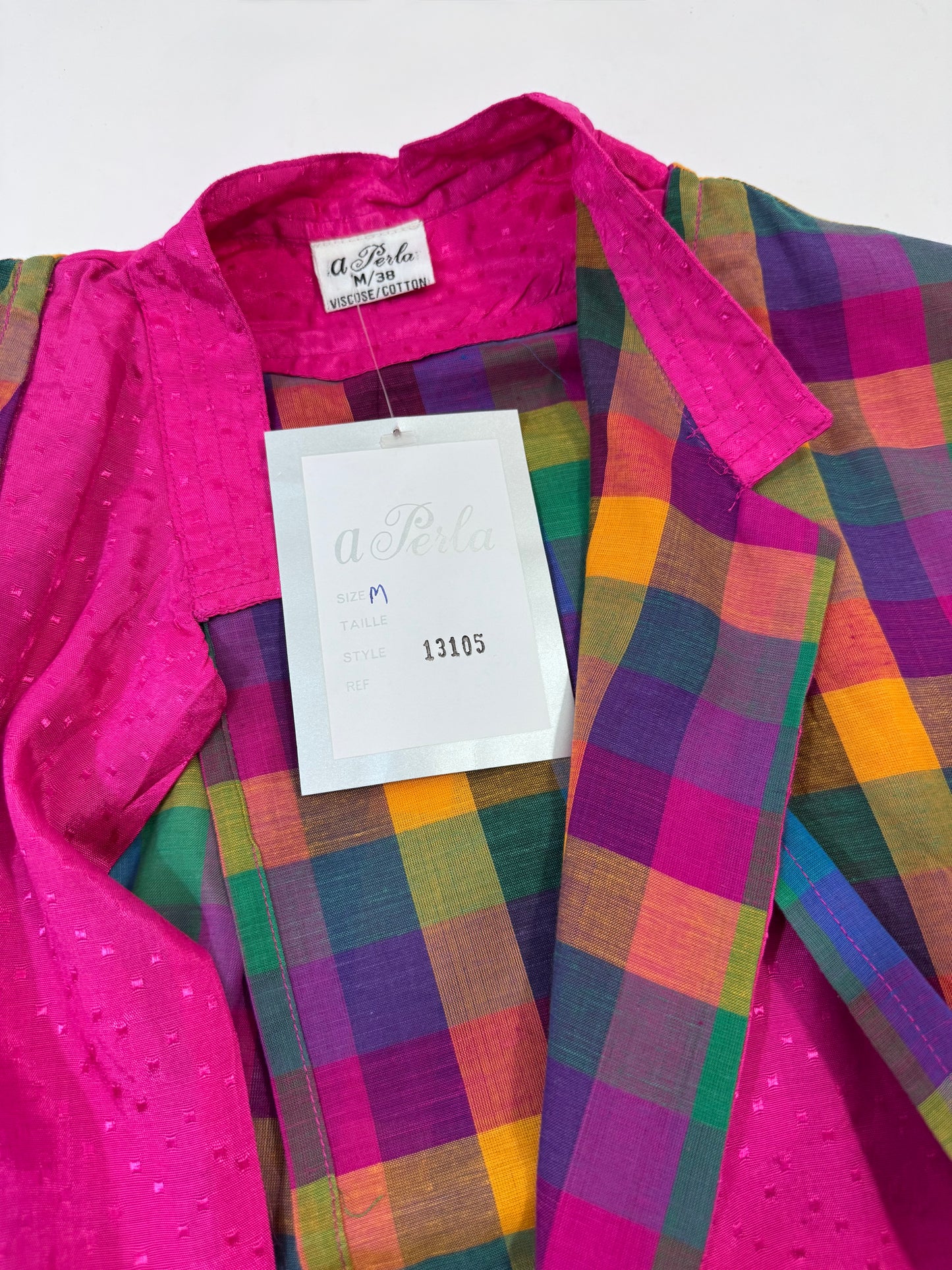 Vintage Deadstock Checkered Co-Ord