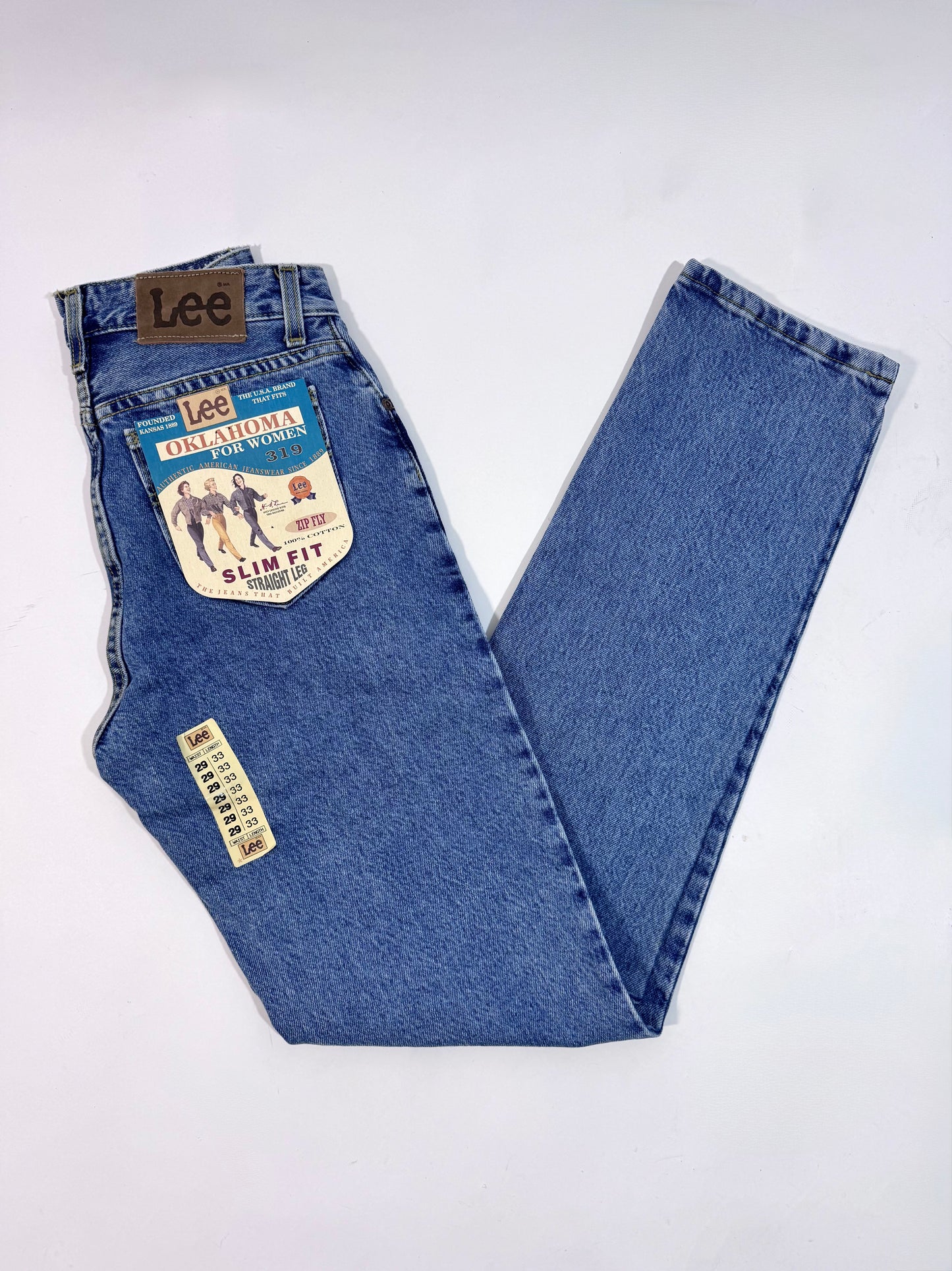 Lee Oklahoma Deadstock Jeans - Mid Wash - Size 29-33