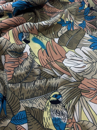‘80s Wide Leg Print Trousers - GC