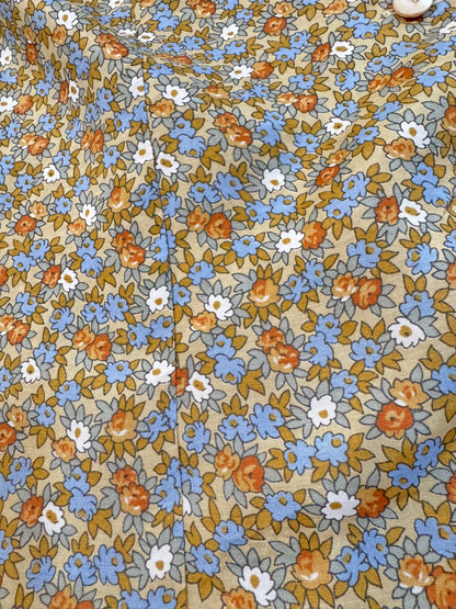 '80s Vintage Silk Floral Shirt
