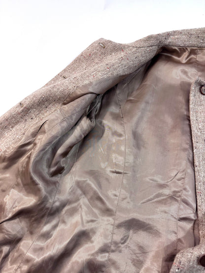 Vintage Flecked Tweed Tailored Blazer