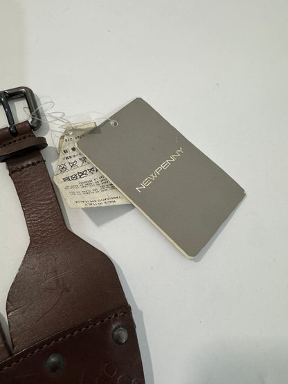 New Penny Deadstock Brown Leather Belt