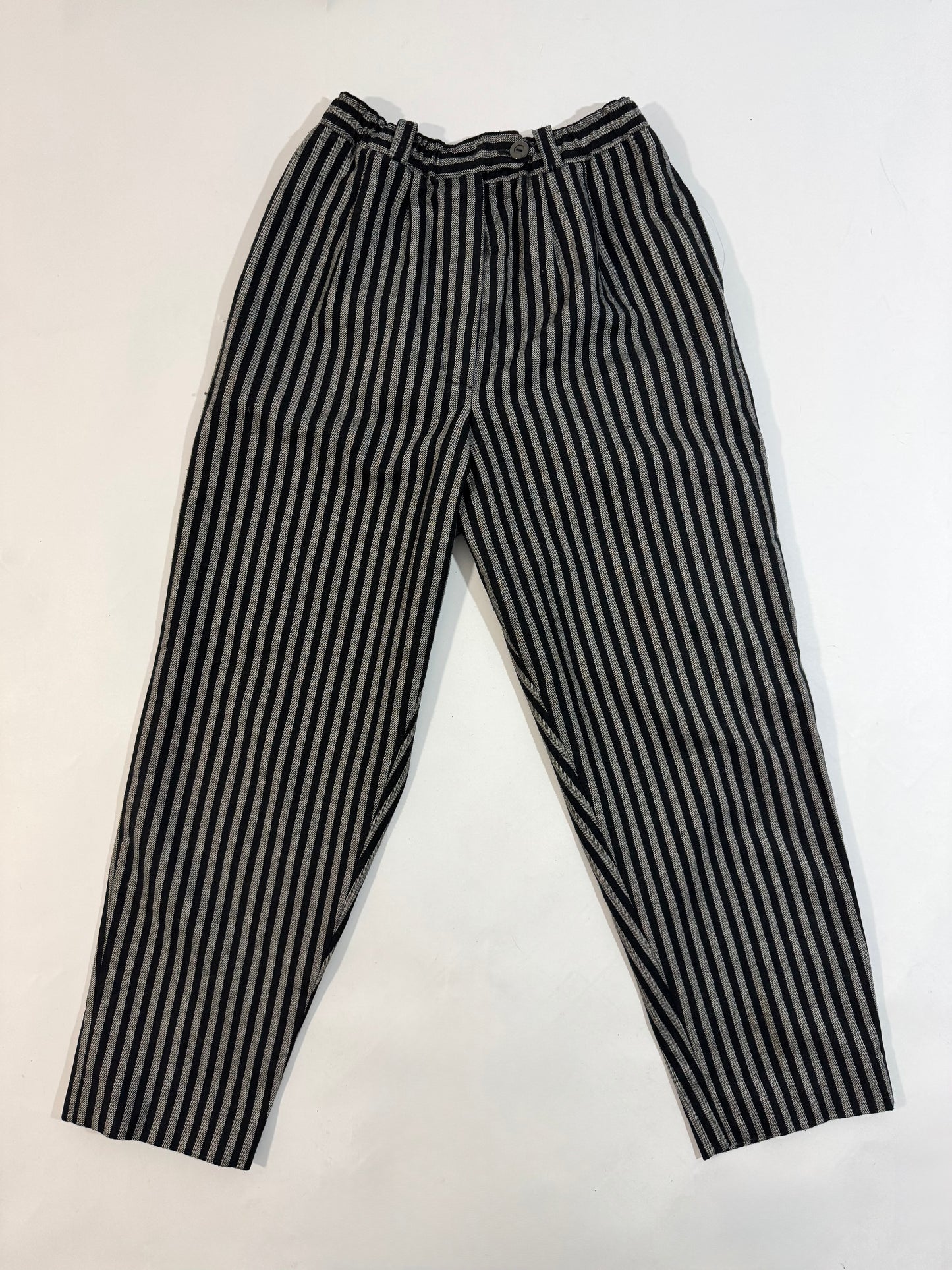 '80s Hand Crafted Wool Trousers