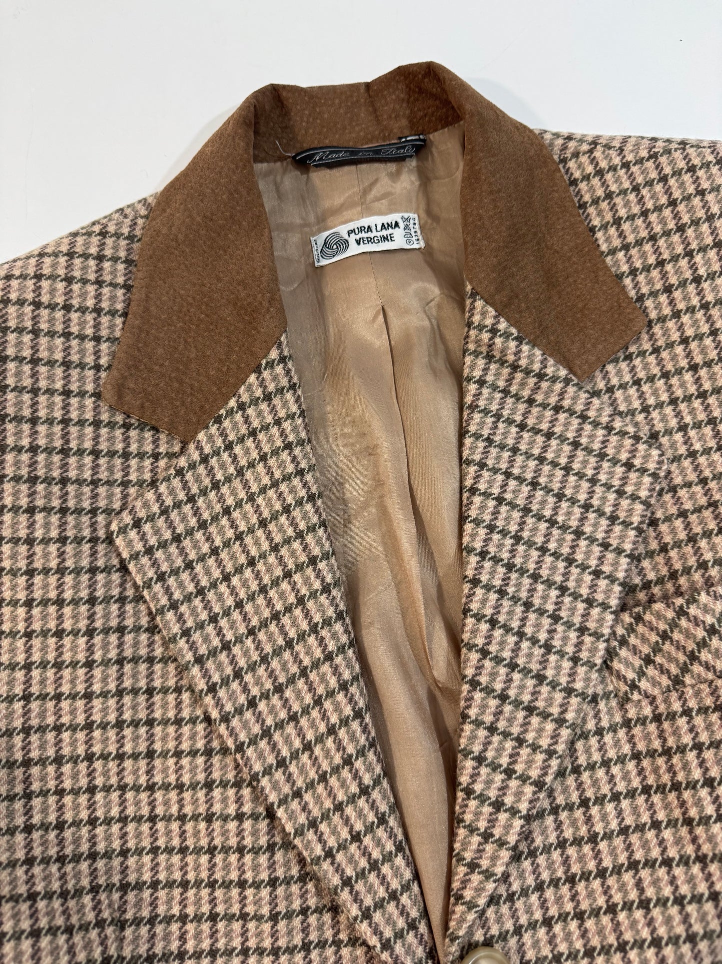 '80s Pure Wool Blush Blazer