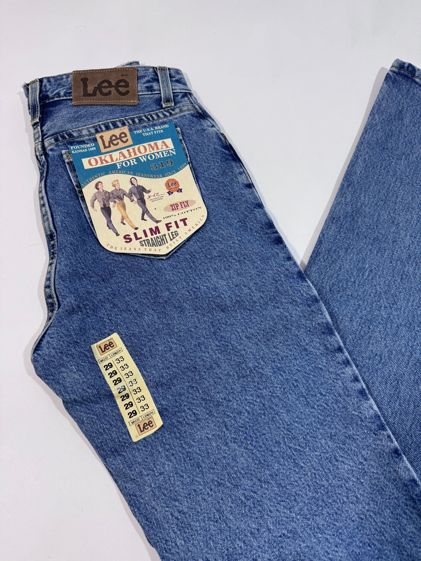 Lee Oklahoma Deadstock Jeans - Mid Wash - Size 29-33