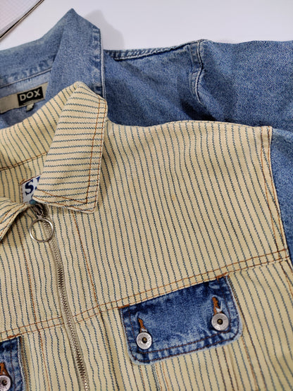 Vintage Denim Cropped Jacket
