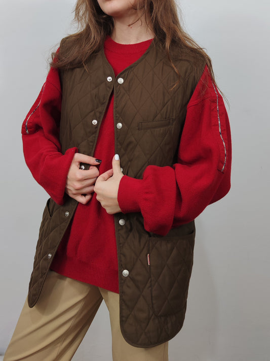 Vintage Quilted Gilet