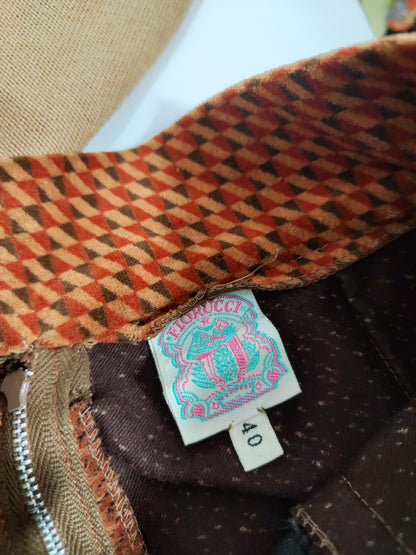 Fiorucci Vintage Velour Skirt